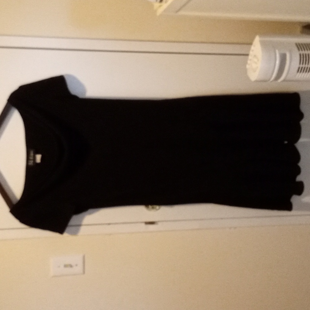 S.L.Fashions Black Fit And Flare Dress Size 10